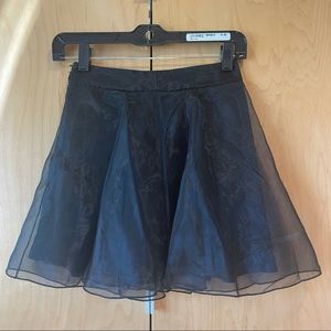 About Us black mini skirt